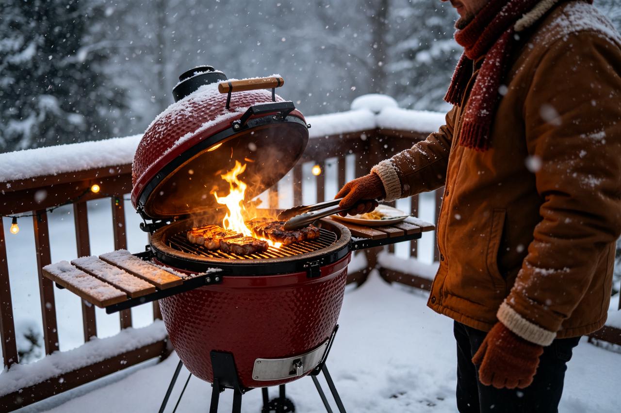 Winter Kamado
